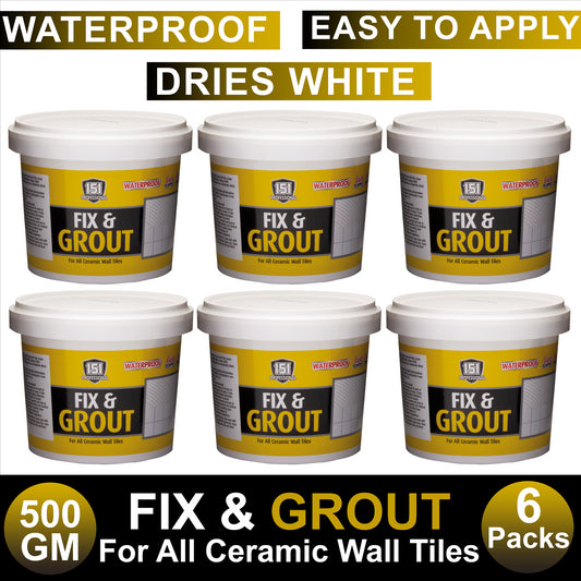 6X Fix Grout 500G Ceramic