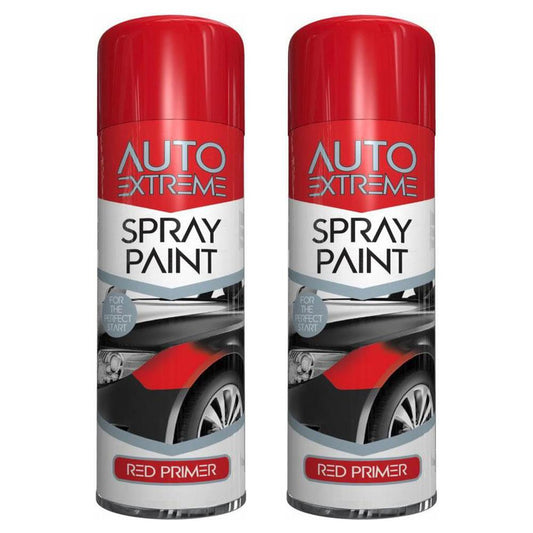 2X Auto Spray Red Primer 250ml