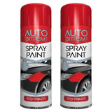 2X Auto Spray Red Primer 250ml