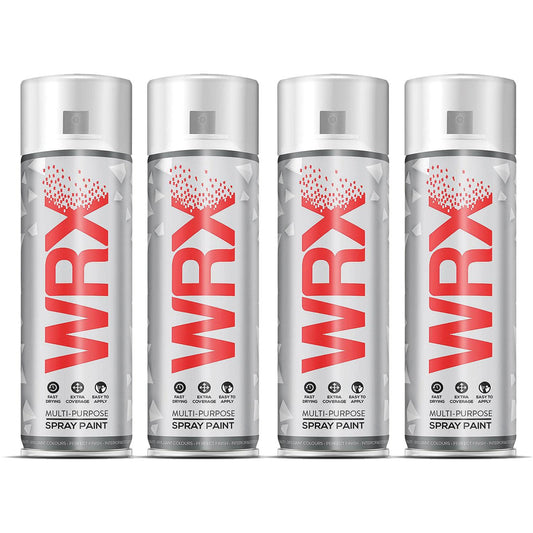 4X WRX Black Grey Spray Paints 400ml