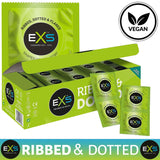 36X EXS Ribbed Condoms