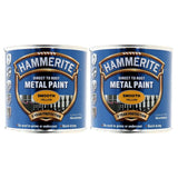 2X Hammerite Smooth Yellow Paint 250ml