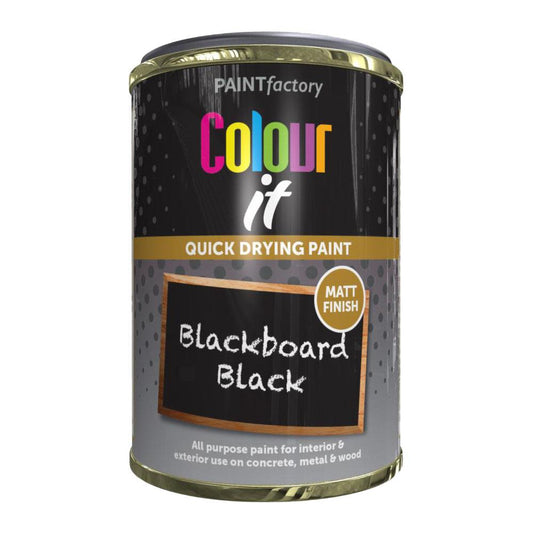 Paint Factory Blackboardpaint Factory Black Paint Tin 300ml