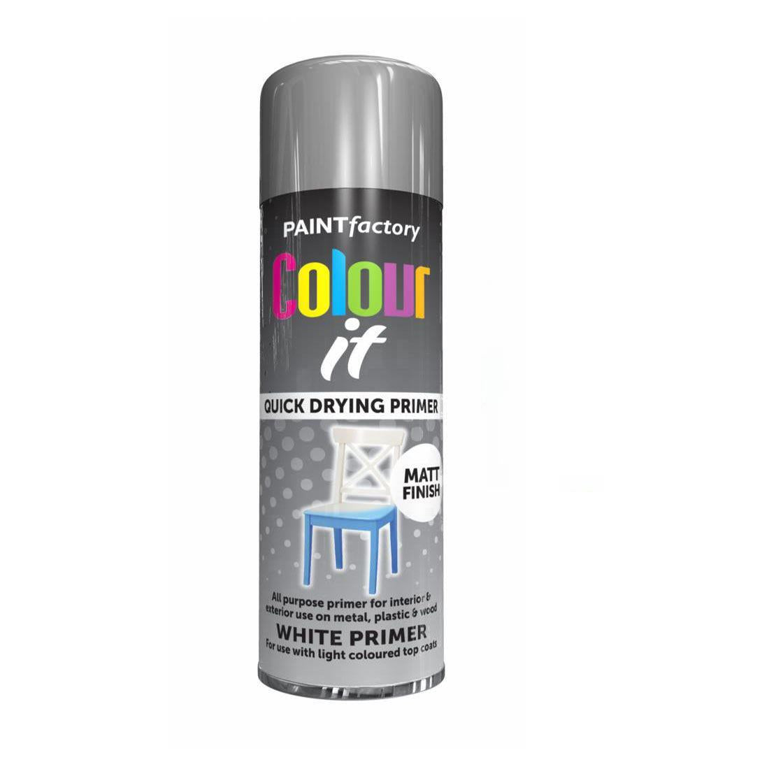 Paint Factory Auto White Primer Spray 250ml