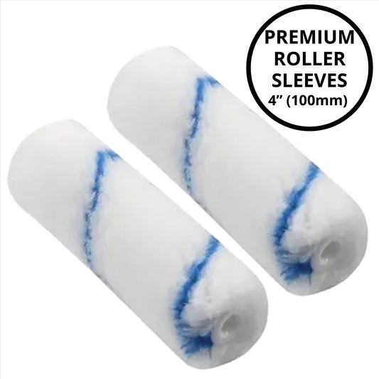 2X Medium Pile Woven Polyester 4" Roller Sleeve