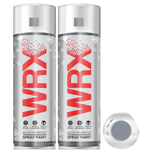 2X WRX Mid Grey Spray Paint Acrylic 400ml