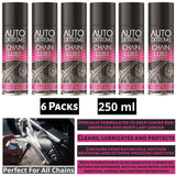 6X Chain Lube Spray 250ml