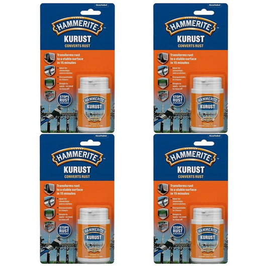 4X Hammerite Kurust Blister 90ml