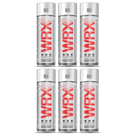 6X WRX Black Surface Primer Spray Paints 400ml