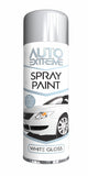 2X Auto Spray White Gloss Spray Paint 250ml