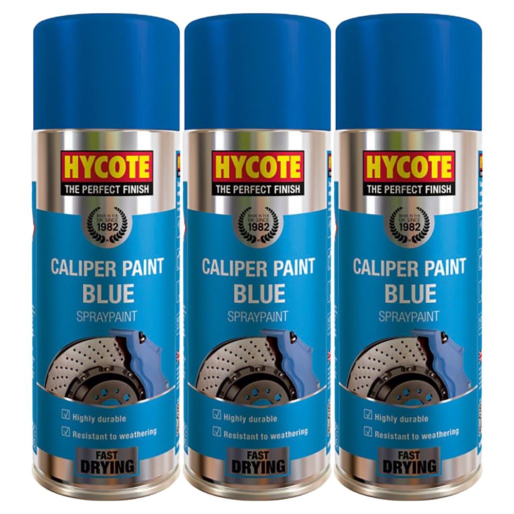 3X Hycote Blue Caliper Spray Paint 400ml