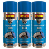 3X Hycote Blue Caliper Spray Paint 400ml