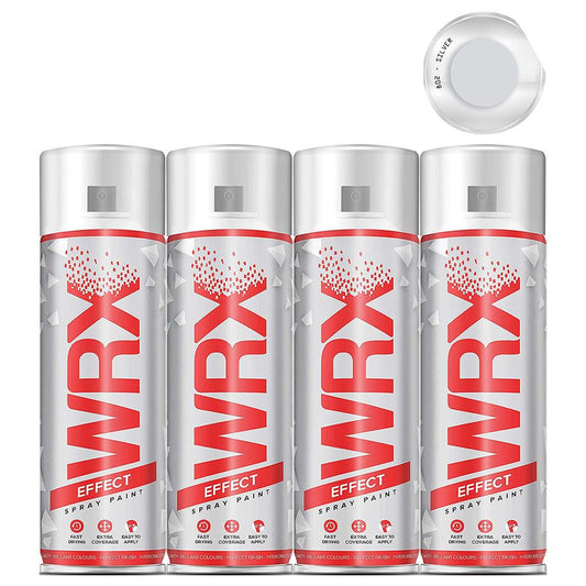 4X WRX Silver Spray Paint 400ml