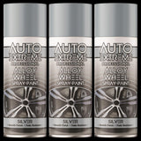 3X Auto Extreme Alloy Wheel Spray Paint Silver 400ml