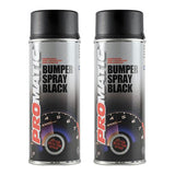 2X Promatic Bumperspray Black Spray Paint 400ml