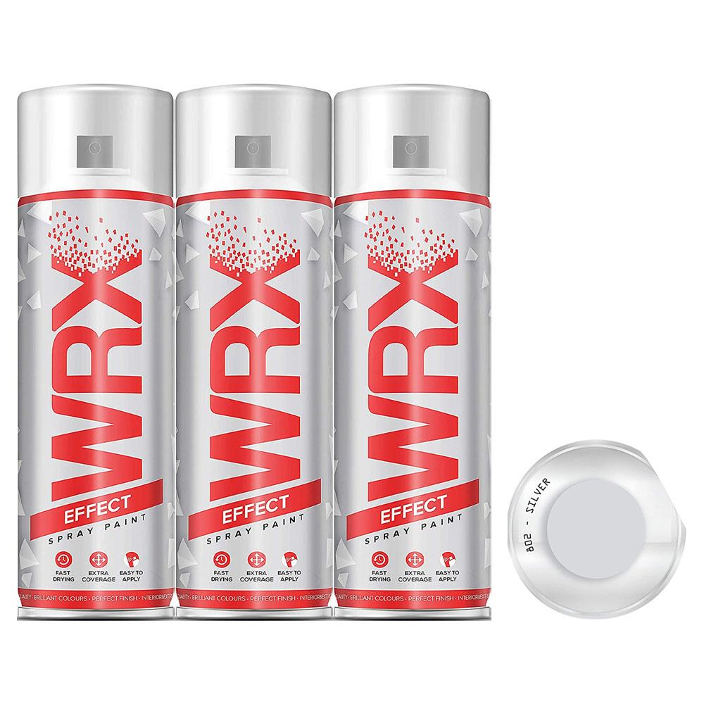 3X WRX Silver Spray Paint 400ml