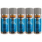 5X Hycote Bodyshop Grey Primer Spray 400ml