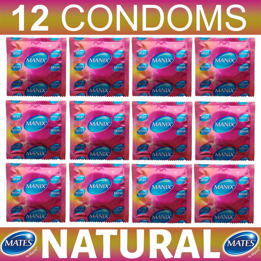 12X Mates Condoms Natural Extra Comfort