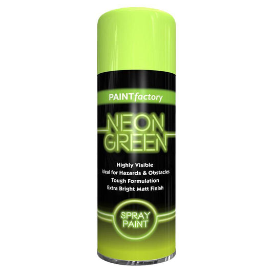 Paint Factory Neon Green Spray Paint 400ml