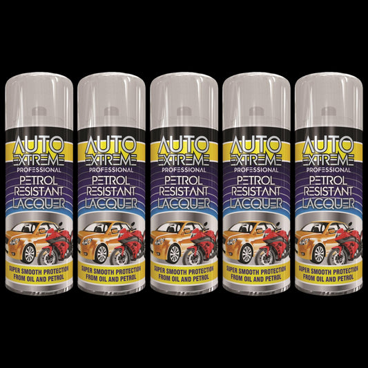 5X Auto Extreme Lacquer Petrol Resistant Spray 400ml