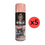 5X Paint Factory Rose Gold Metallic Spray Paint 400ml