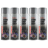 5X Promatic Stonechip Grey Spray Paint 500ml