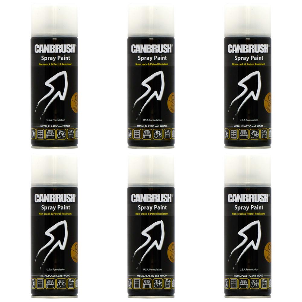 6X Canbrush C9 Leo Beige Spray Paint 400ml