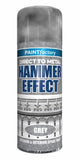 3X Paint Factory Grey Hammered Spray Paint 400ml