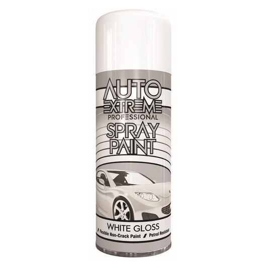 Auto Extreme White Gloss Spray Paint 400ml