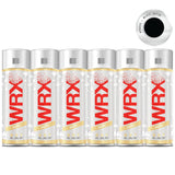 6X WRX Satin Black Spray Paint 400ml