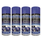 4X Auto Extreme Blue Spray Paint 400ml