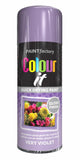 4X Paint Factory Very Violet Gloss Spray Paint 400ml