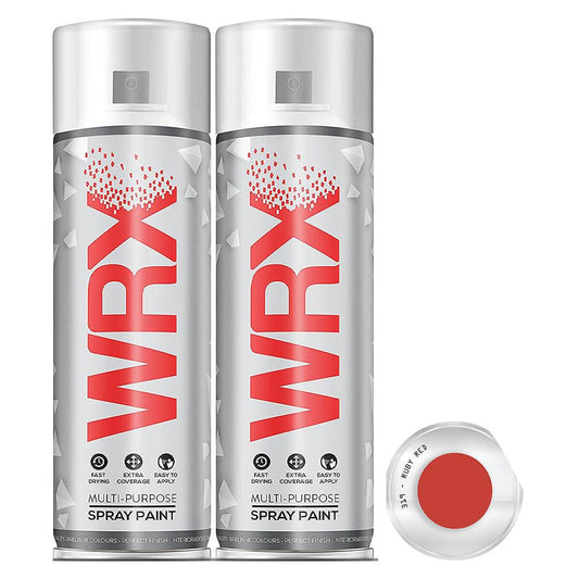 2X WRX Flat Ruby Red Spray Paint 400ml