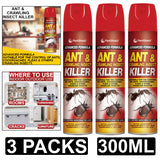 3X Ant & Crawling Killer Spray 300ml