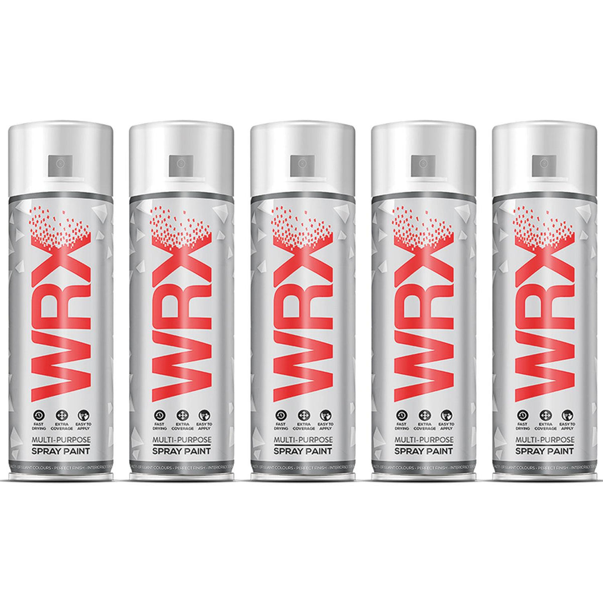 5X WRX Black Surface Primer Spray Paints 400ml