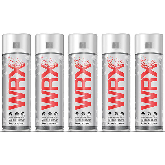 5X WRX Black Surface Primer Spray Paints 400ml