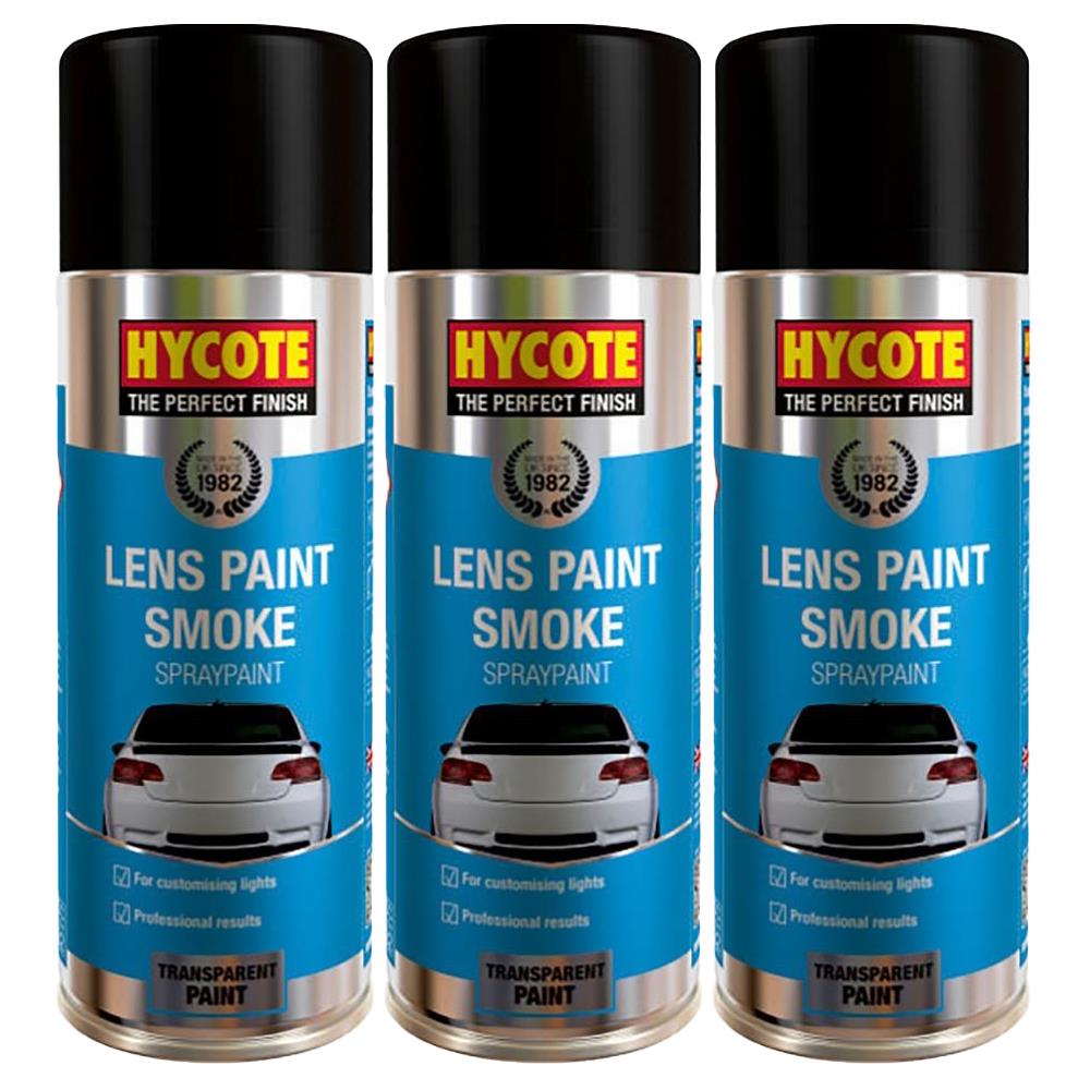 3X Hycote Lens Paint Smoke Spray Paint 400ml