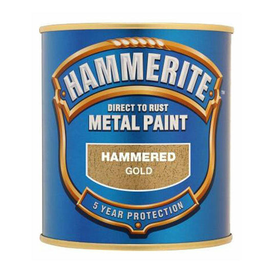 Hammerite Hammered Gold Paint 250ml