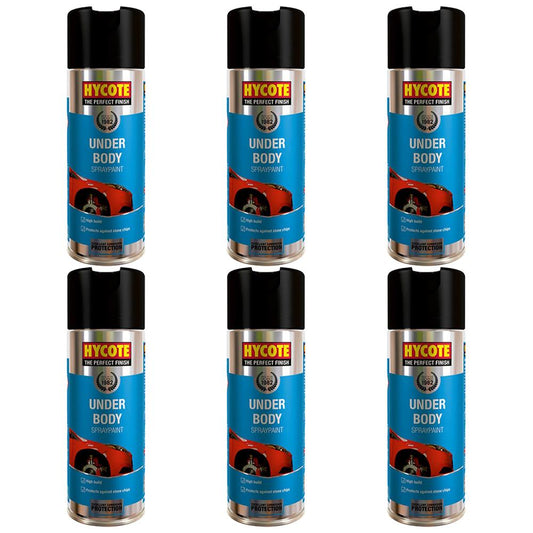 6X Hycote Under Body Spray 400ml