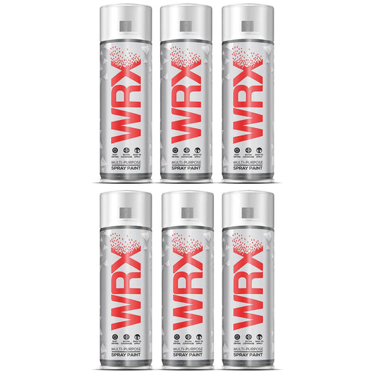 6X WRX Traffic Black Spray Paints 400ml