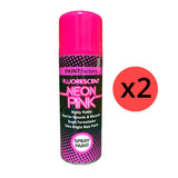 2X Paint Factory Fluorescent Neon Pink Spray Paint 200ml