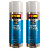 2X Hycote Bodyshop White Primer Spray 400ml