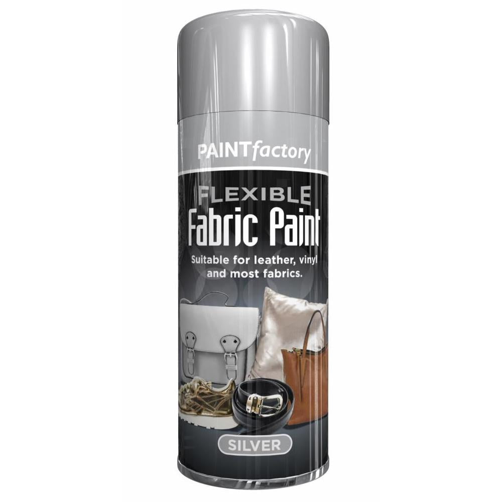 Silver Fabric & Vinyl Spray Paint 200ml