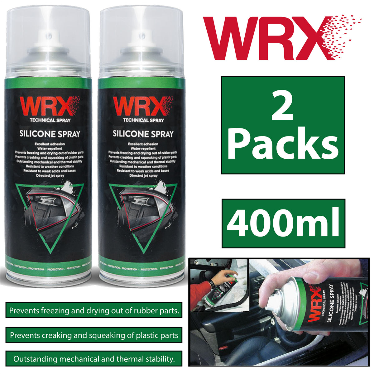 2X WRX Silicone Spray 400ml