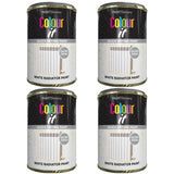 4X Paint Factory White Gloss Radiator Tin Paint 300ml