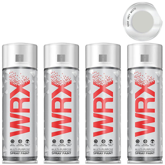 4X WRX Grey White Spray Paint 400ml