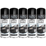 5X Auto Extreme Black Matt Spray Paint 250ml