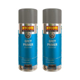 2X Hycote Grey Primer Spray 400ml