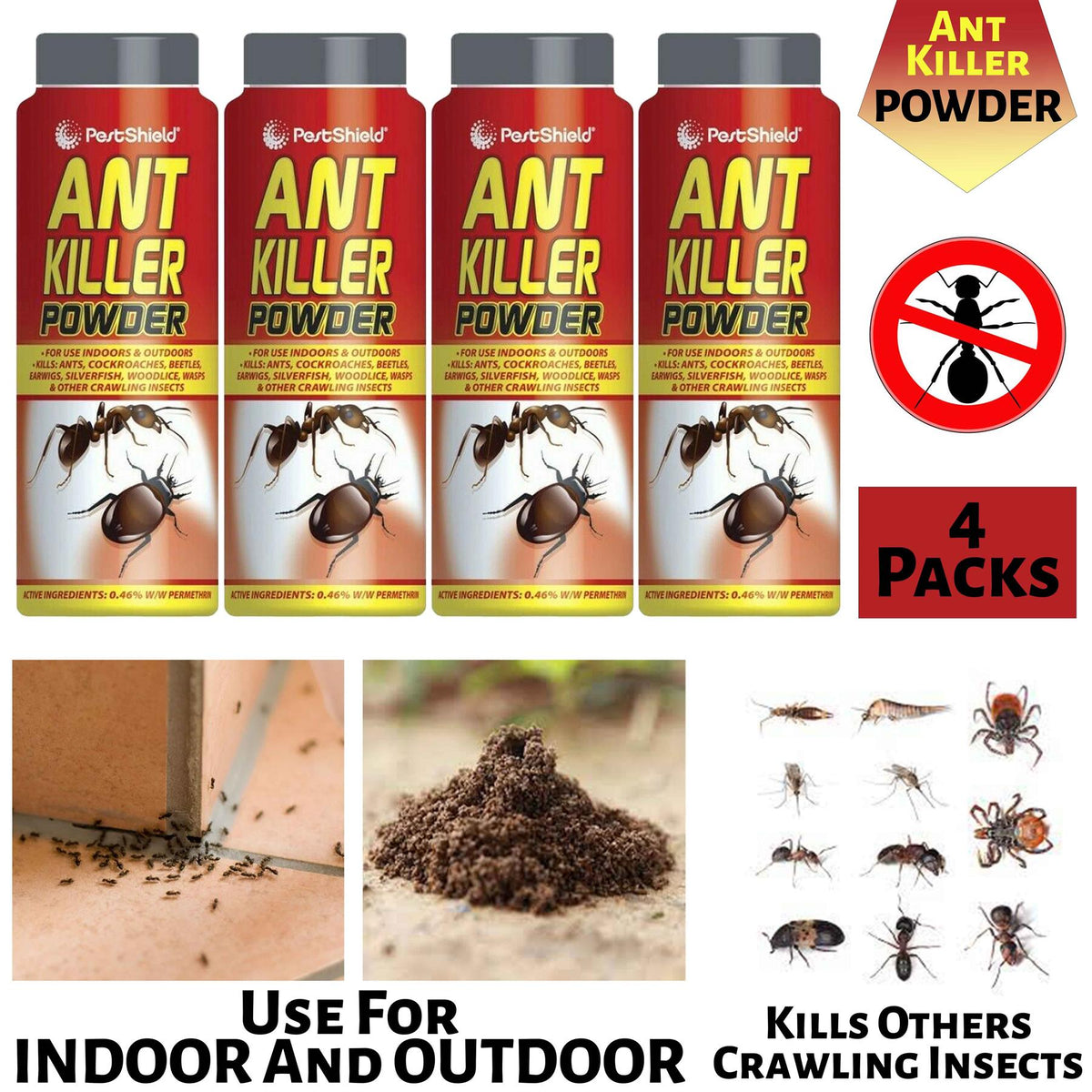 4X Pestshield Ant Killer Powder