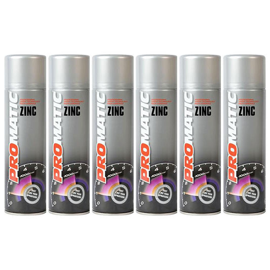 6X Promatic Zinc Rich Primer Spray 500ml